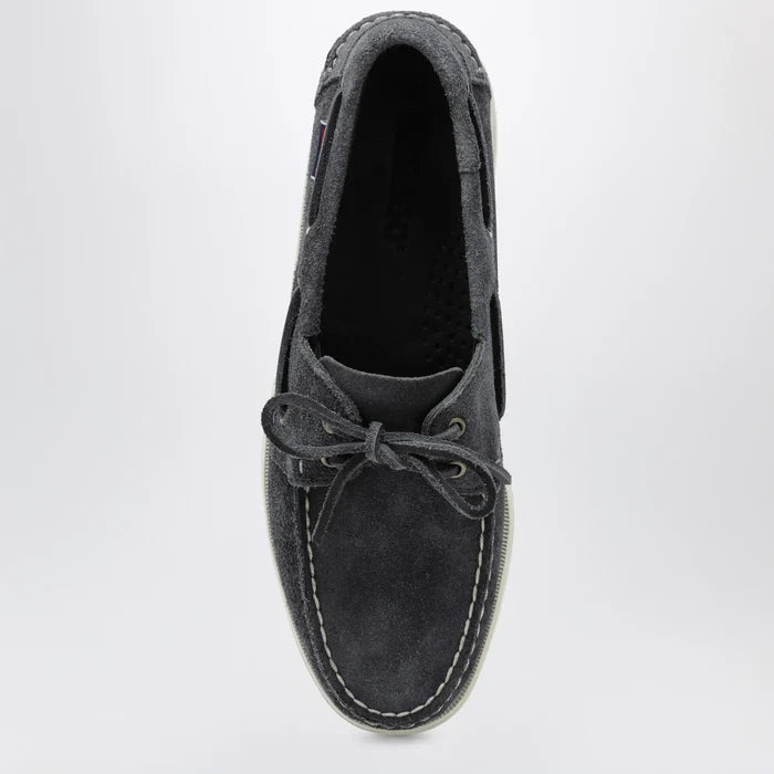 Sebago - Portland Flesh Out boat moccasins in suede, blue Brand Apparel & Accessories