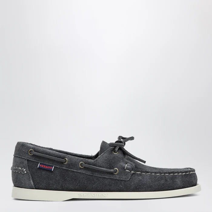 Sebago - Portland Flesh Out boat moccasins in suede, blue