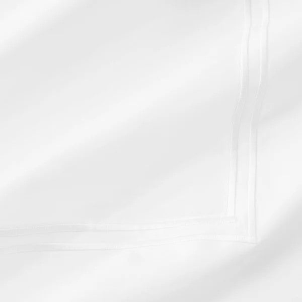 Boudoir Sham 12″ x 16″ w/ 2″ Flange / White/White