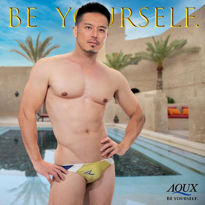 Short Rise ?Gold? Swimwear - | Aqux - | MAD Lifestyle
