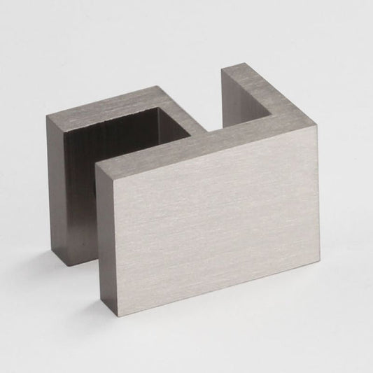SHOWER GLASS HEADER BAR OVERPANEL FITTING SQUARE 10MM/10MM - Image 5