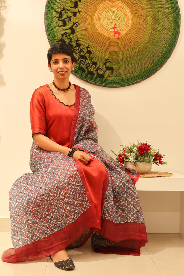 Silk kurta set