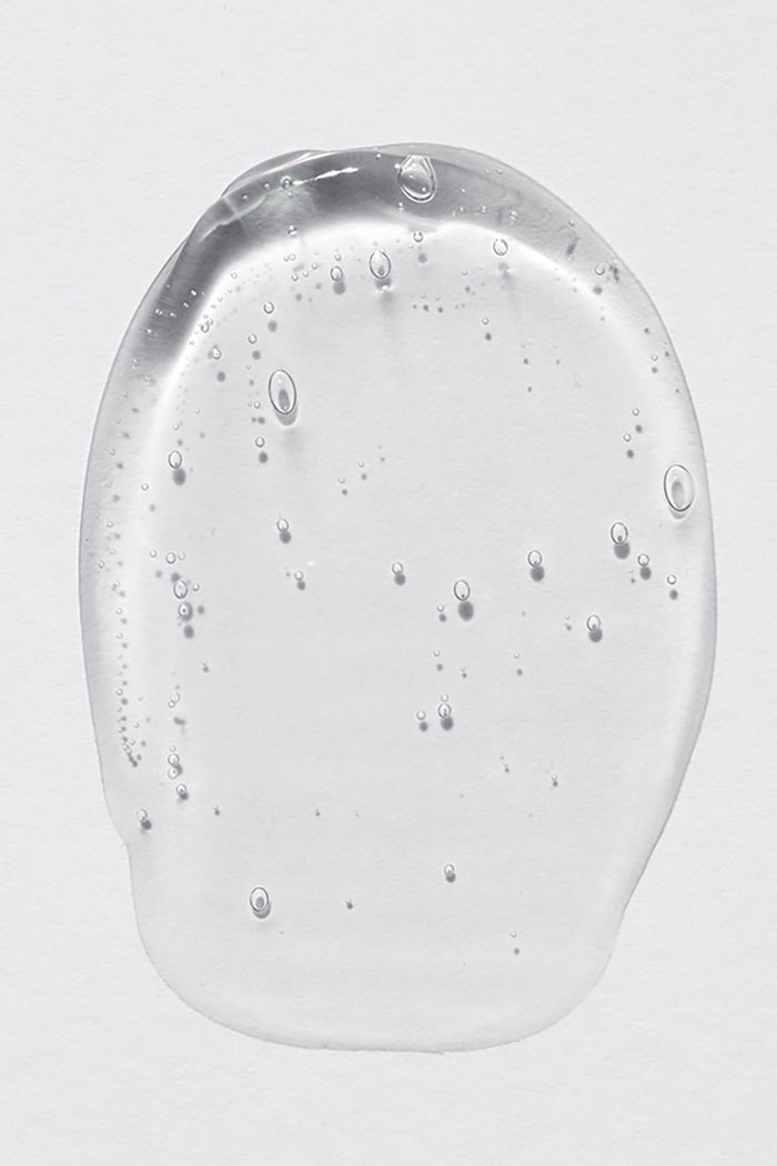 clear dollop of body wash liquid