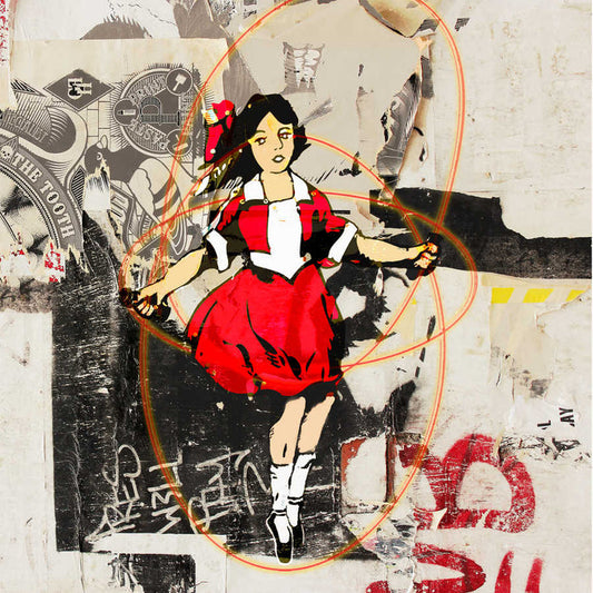 Jan Neil, Skipping Girl - Black Beige