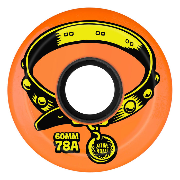 Slime Balls Eric Dressen Pup Reissue OG Slime Orange 60mm 78a Skateboard Wheels