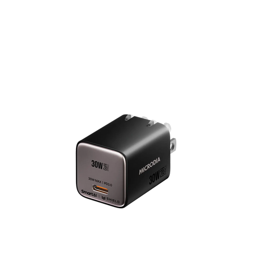 SMARTCube™ Nano Tiny-30W GaN Pro Wall Charger USB-C PD3.0 Microdia