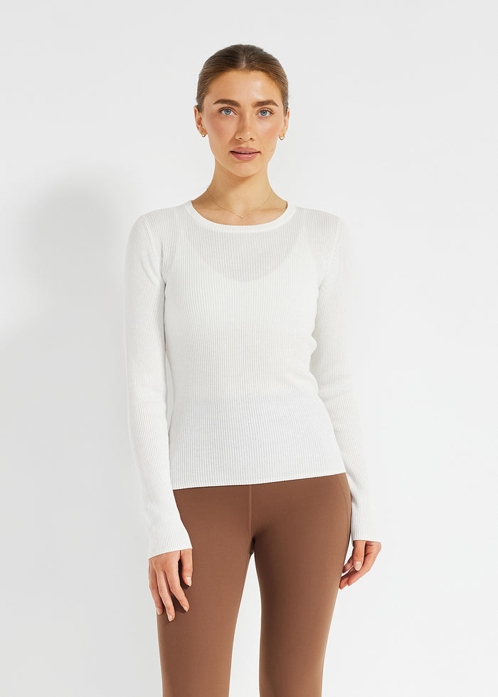 Snug Knit Ribbed Long Sleeve