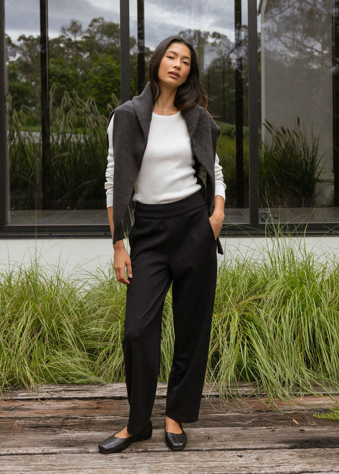 Snug Knit Ribbed Long Sleeve