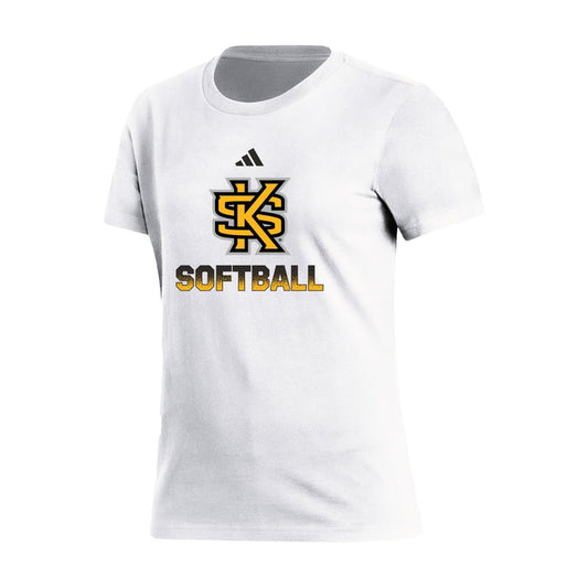 SOFTBALL : Women's Fresh Short Sleeve Tee  - White