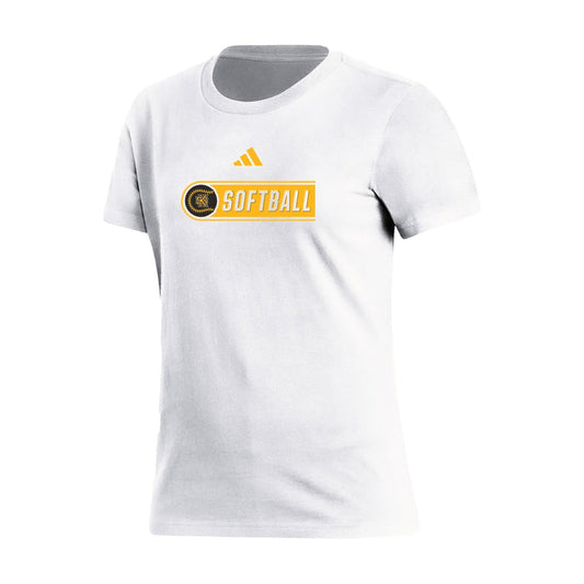 SOFTBALL : Women's Fresh Short Sleeve Tee  - White
