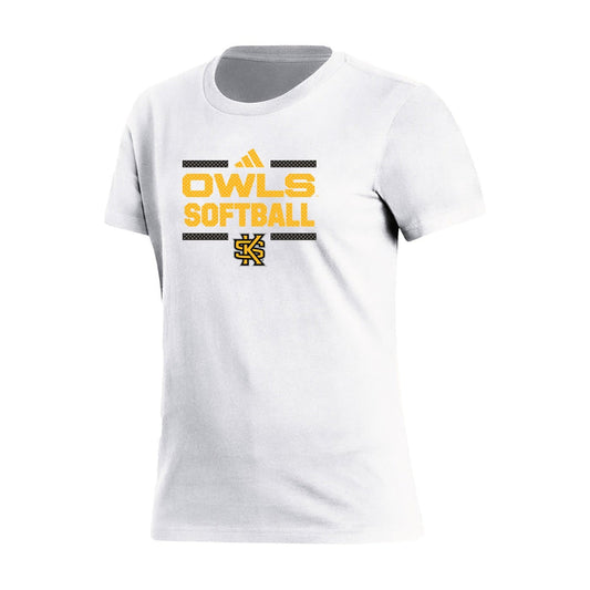 SOFTBALL : Women's Fresh Short Sleeve Tee  - White