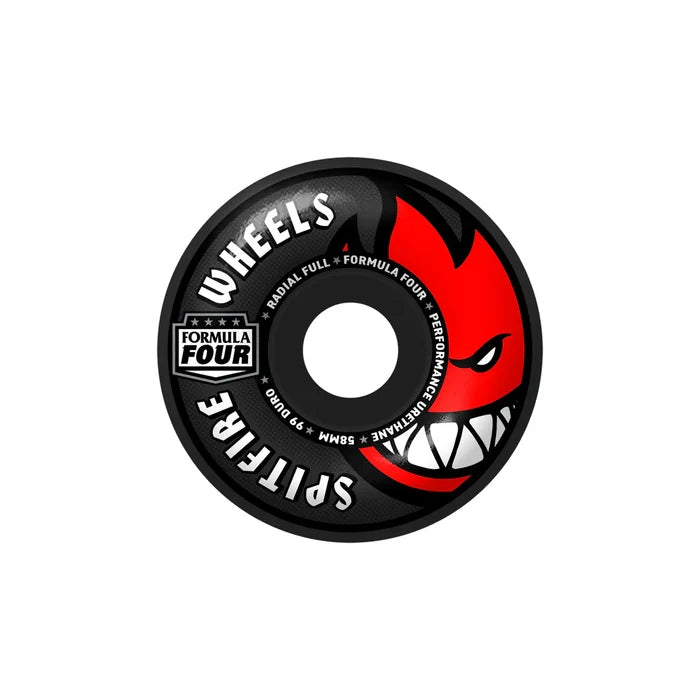 Spitfire - Formula 4 99a Radial Full Black Wheels (58mm)