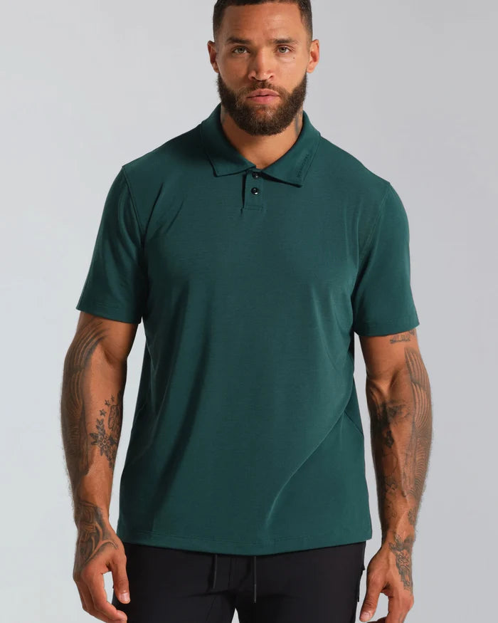 Municipal Sport Utility polo jade moisture wicking performance shirt