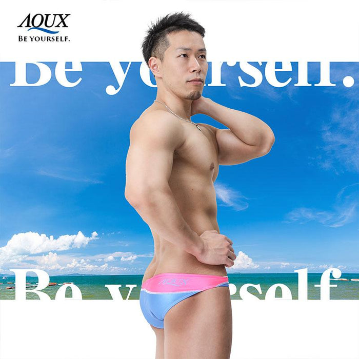 Surf Riding ?Sheer Blue? Swimwear - | Aqux - | MAD Lifestyle