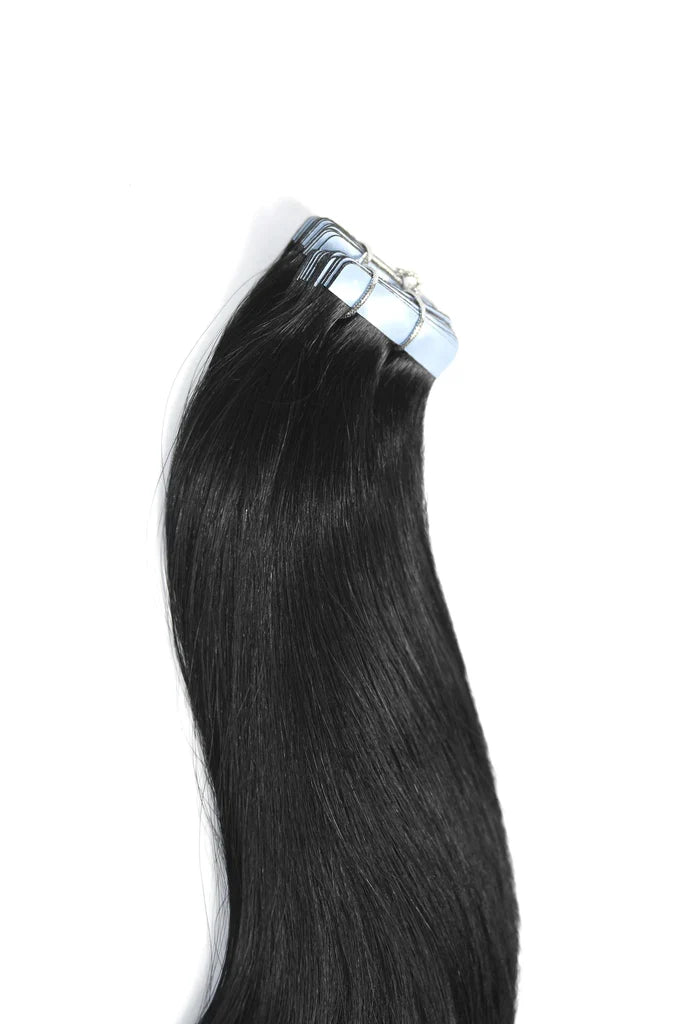 Tape in Hair Extensions | #1 Jet Black | 20inch