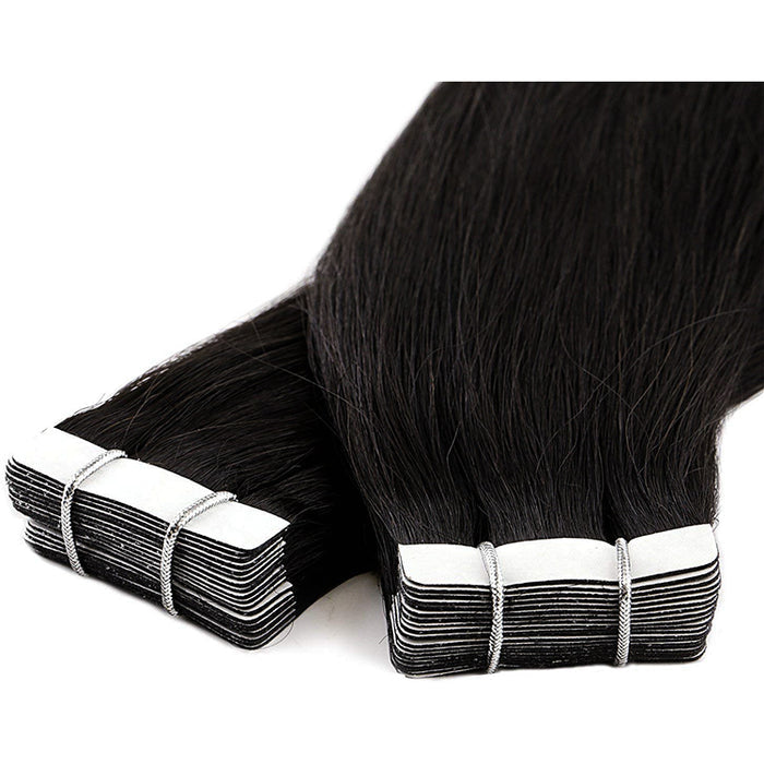 Tape in Hair Extensions | #1 Jet Black | 20inch
