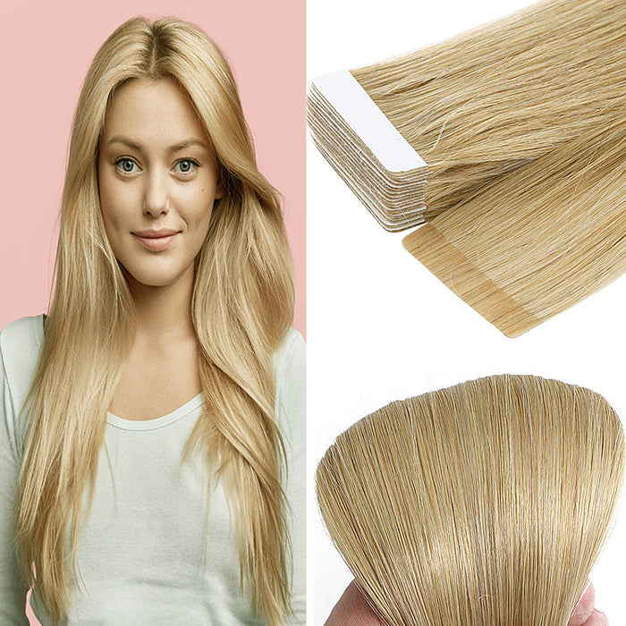 Tape in Hair Extensions | #22 Light Ash blonde | 20inch