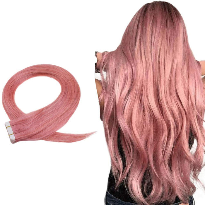 Tape in Hair Extensions | Pink | 20inch