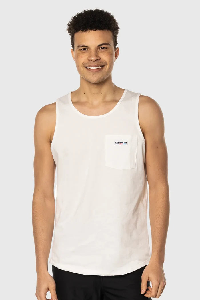 TEAMLTD Mens Pocket Tank White