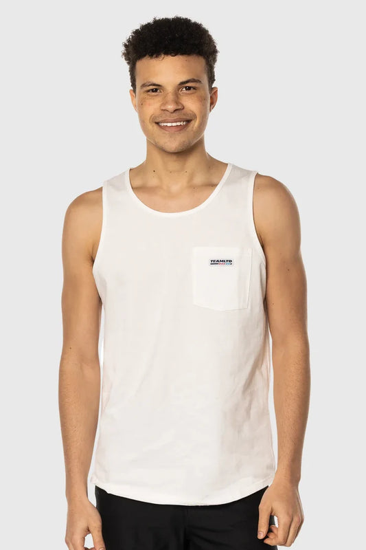 TEAMLTD Mens Pocket Tank White