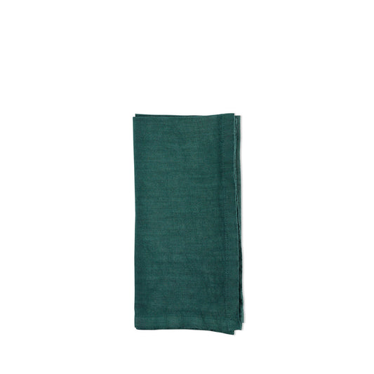 R+D.LAB tela napkin in teal green linen