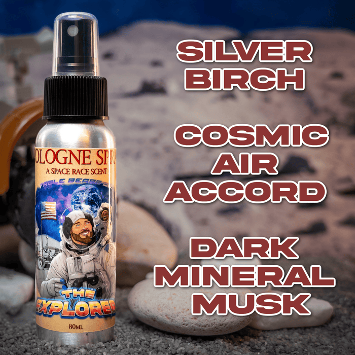 The Explorer - Cologne - Silver Birch, Cosmic Air Accord, Dark Mineral Musk