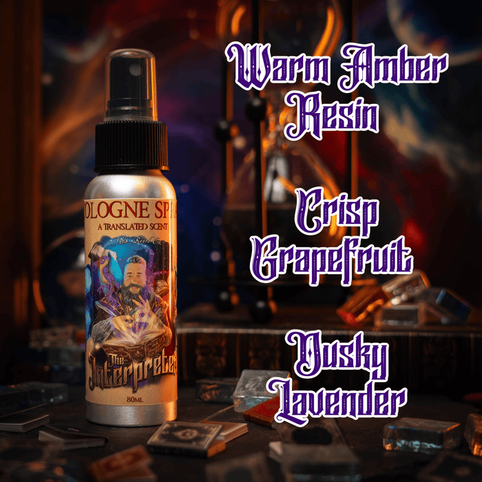 The Interpreter - Cologne - Warm Amber Resin, Crisp Grapefruit, Dusky Lavender