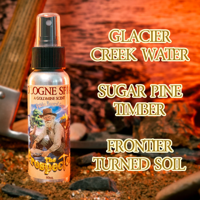 The Prospector - Cologne - Glacier Creek Water, Sugar Pine Timber, Frontier Turned Soil