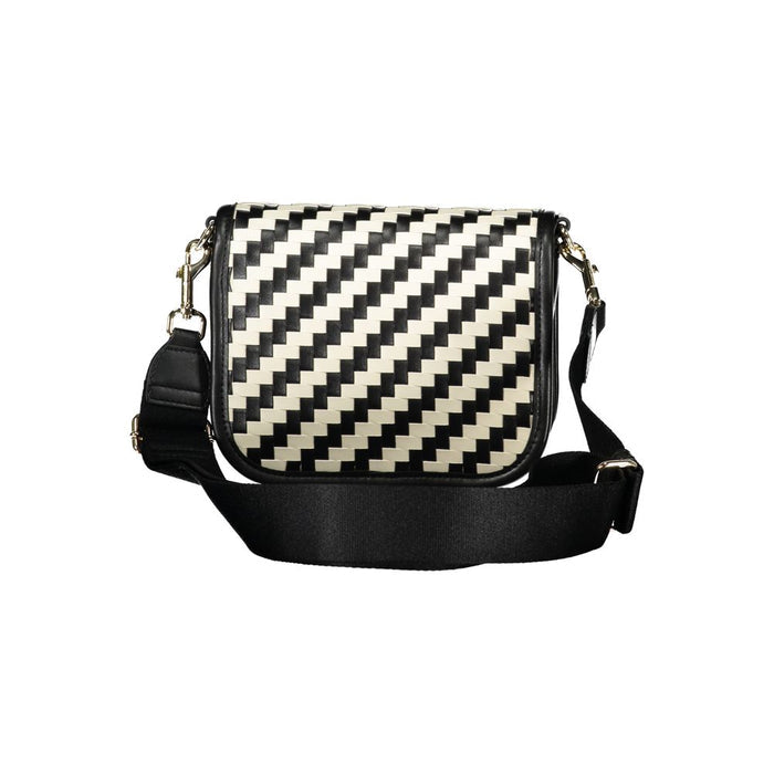 Tommy Hilfiger Black Polyurethane Women Handbag