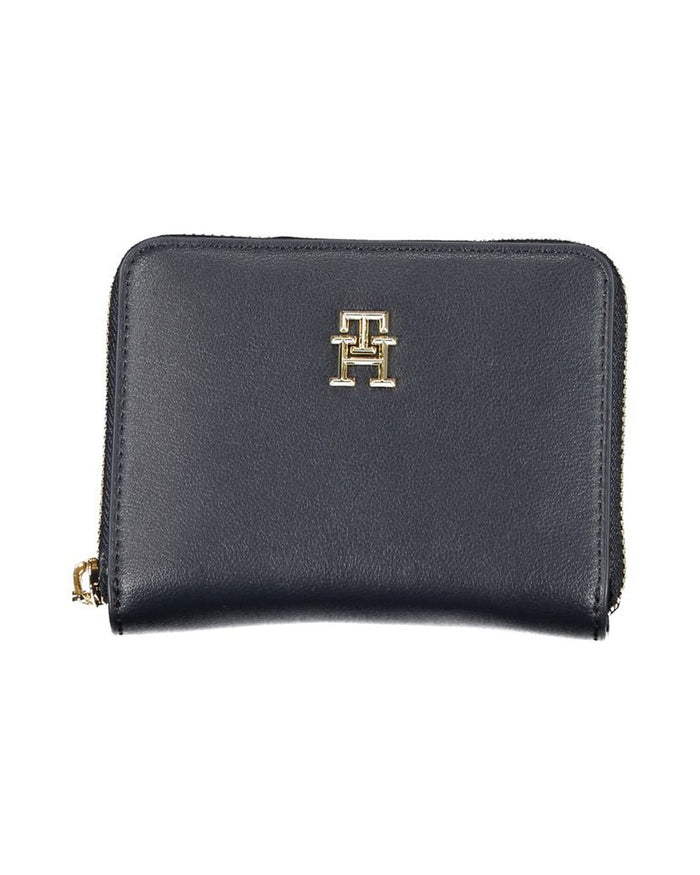 Tommy Hilfiger Blue Polyurethane Women Wallet