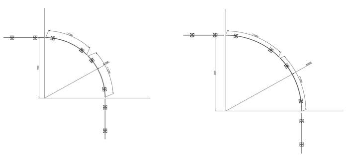 Toughened Clear 12mm Curved Glass Pool Fence Panels, 1200mm high, choose your width - Image 6
