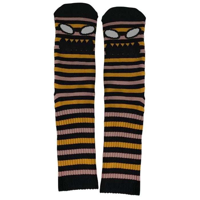 Toy Machine - Monster Face Mini Stripe Socks (Black)