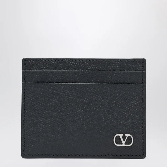 Valentino Garavani - VLogo Signature card holder in black Brand Apparel & Accessories TU
