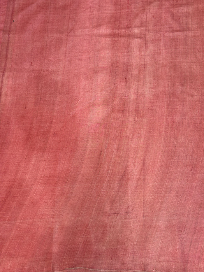 Veena Wallflower Tussar Saree - Pink