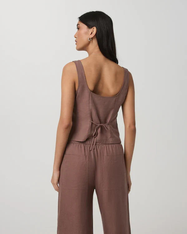 Vuori - Trestles Twill Button Front Top