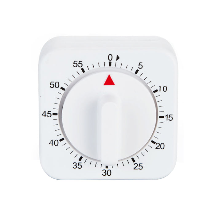 White mechanical timer