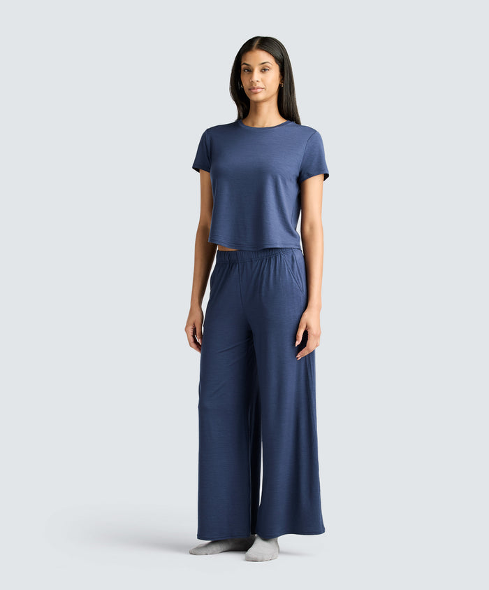 Women's Ultrafine Sleep Top + Bottoms Bundle