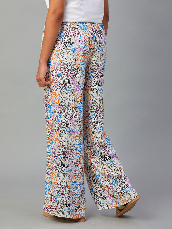 Women's Viscose Regular Fit Pyjama Multi