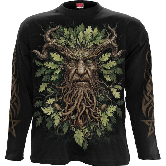 WOODLAND KING - Longsleeve T-Shirt Black