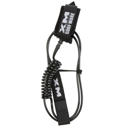 XM | Surf More - Hybrid SUP Coil Leash - 10ft