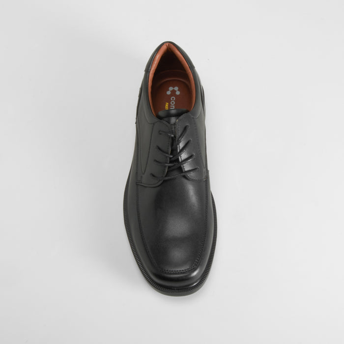 Zapato blucher negro piel COMFEET