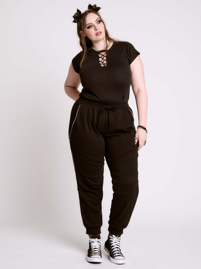 Zipper Joggers